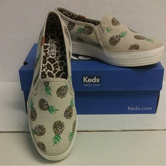 Pineapple keds double decker slip ons - Picture 1 of 2